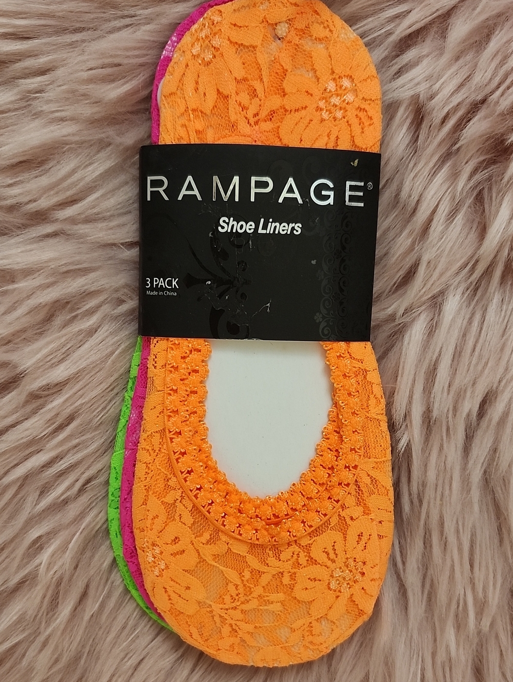 Y2K FIND!! Brand New RAMPAGE SHOE LINERS-3PK